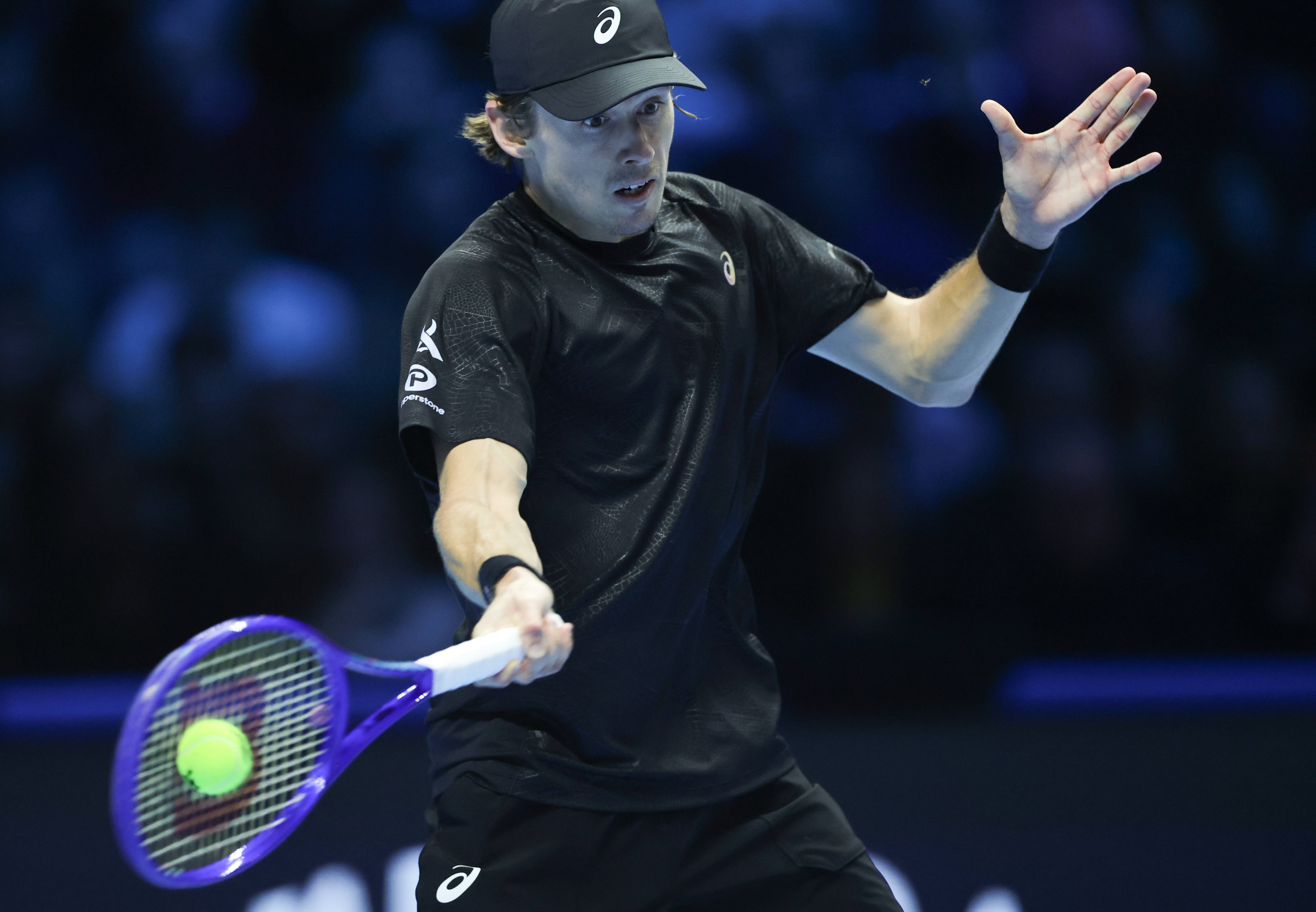 （体育）网球——ATP年终总决賽(sài)半决賽(sài)：辛(xīn)纳胜德米(mǐ)纳尔